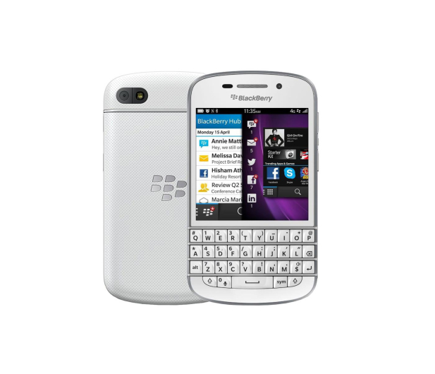 BlackBerry Q10 16GB LTE biały - 443310 - zdjęcie